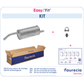 Kit silencieux arrière FAURECIA - FS30135