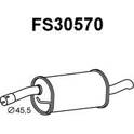 Kit silencieux arrière FAURECIA - FS30570