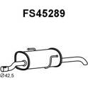 Kit silencieux arrière FAURECIA - FS45289
