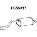Kit silencieux arrière FAURECIA - FS55317