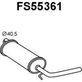 Kit silencieux arrière easy2fit FAURECIA - FS55361