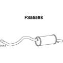 Kit silencieux arrière FAURECIA - FS55598