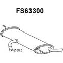 Kit silencieux arrière FAURECIA - FS63300
