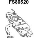 Kit silencieux arrière FAURECIA - FS80520