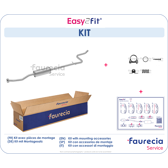 Kit voordemper easy2fit FAURECIA - FS15243