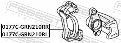 Brake Caliper Bracket Set
