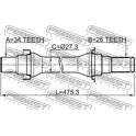 Drive Shaft FEBEST - 1012-V250RH