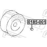 Écrou de roue FEBEST - 0185-001