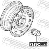 Écrou de roue FEBEST - 2185-003