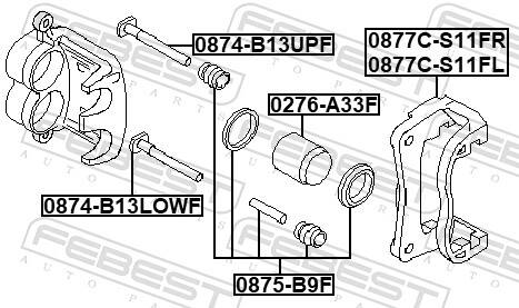 Guide Bolt- brake caliper