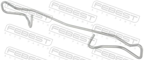 Spring, disc brake pad