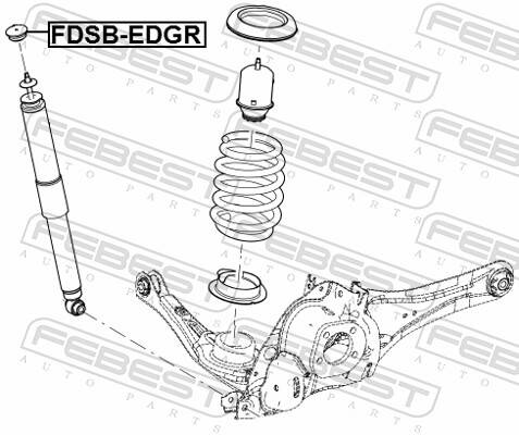 Spacer Bush, shock absorber bracket