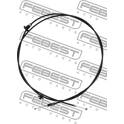 Tirette de capot moteur FEBEST - 0199-HCACV51