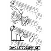 Wheel Bearing Kit FEBEST - DAC42770039M-KIT