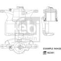 Bromsok (nio) FEBI BILSTEIN - 182341
