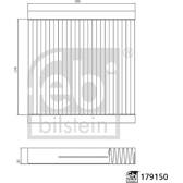 Filtre habitacle FEBI BILSTEIN - 179150