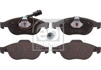 Front brake pad set