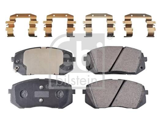 Front brake pad set