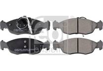 Front brake pad set