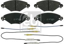 Front brake pad set