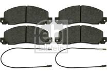 Front brake pad set