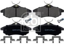 Front brake pad set