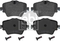 Front brake pad set