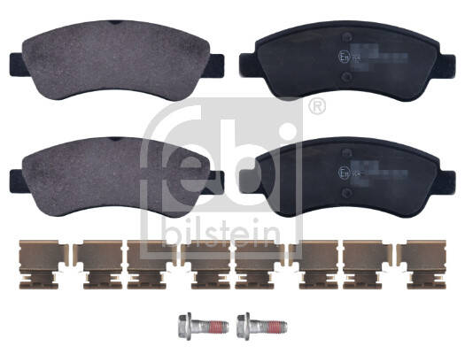 Front brake pad set