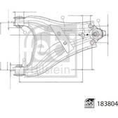 Lenker, Radaufhängung FEBI BILSTEIN - 183804