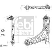 Lenker, Radaufhängung FEBI BILSTEIN - 185903