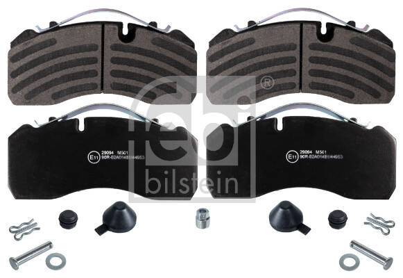Front brake pad set