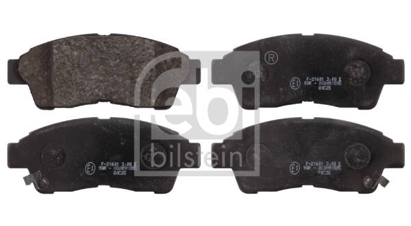 Front brake pad set