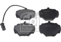 Rear brake pad set