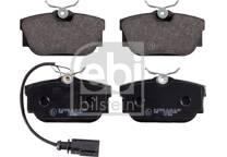 Rear brake pad set