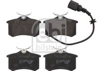 Rear brake pad set