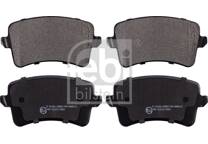 Rear brake pad set