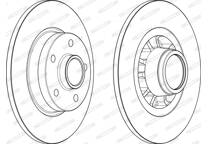 Bremsscheibe hinten