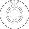 Bremssatz (2 Bremsscheiben) FERODO - DDF2161C
