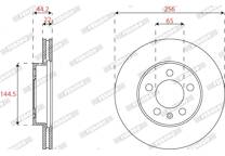 Dischi Freno Anteriori Bosch 283mm - Ventilati, Spessore 26mm, Per Peugeot 308 II E Altri Modelli