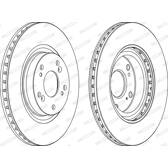 Brake disc set (2) FERODO - DDF1596C