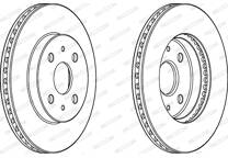 Brake disc set (2)