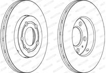 Brake disc set (2)