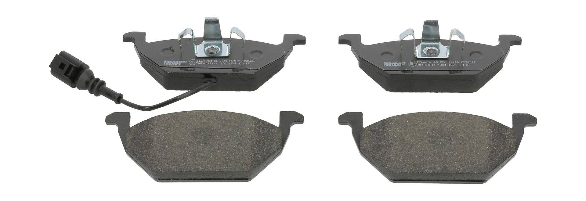 Front brake pad set