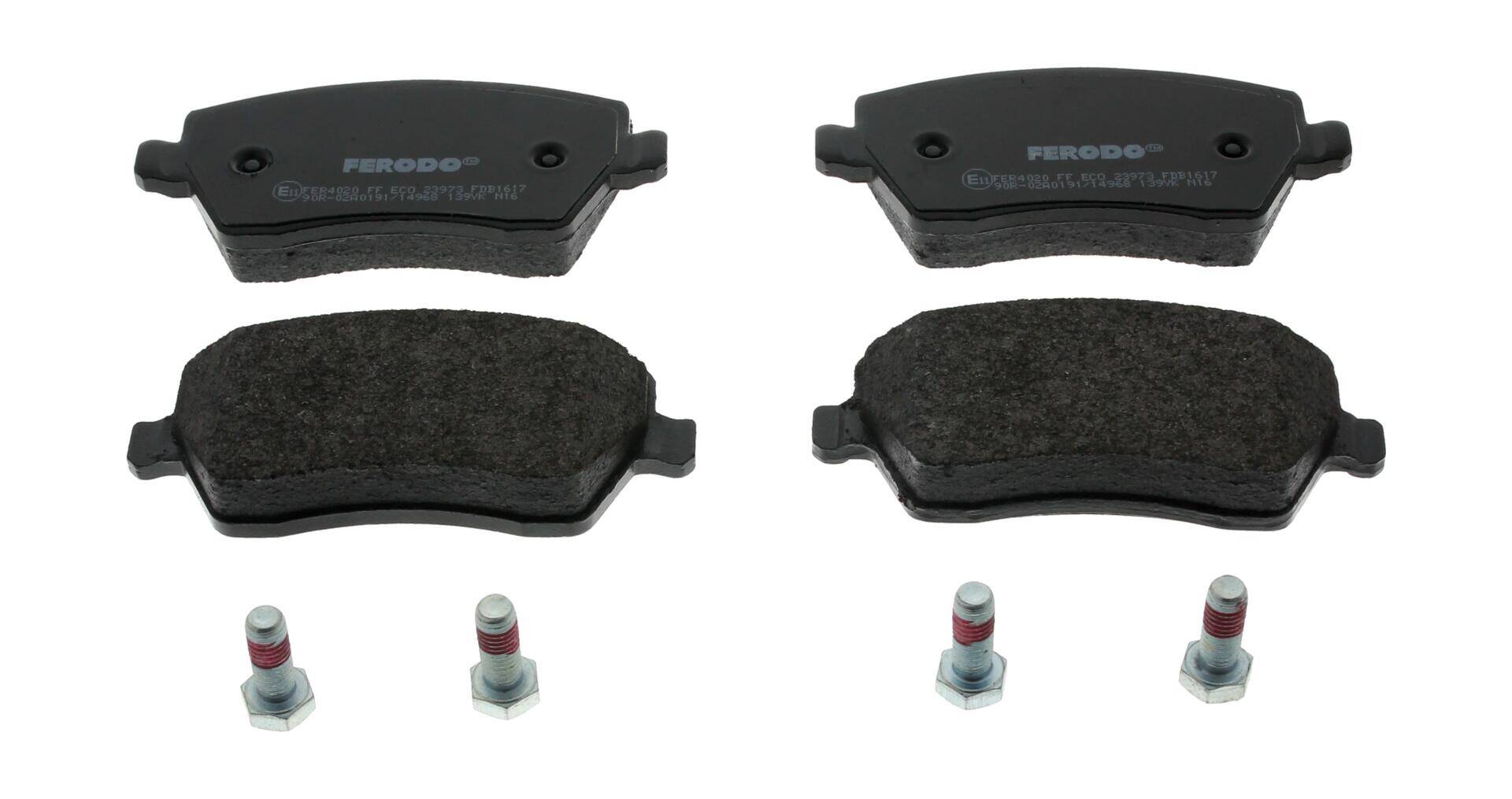 Front brake pad set