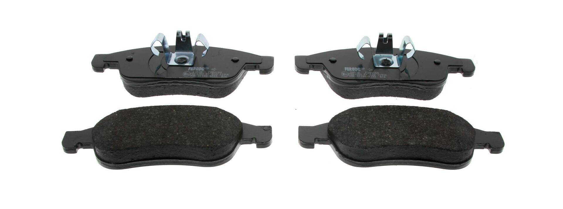 Front brake pad set