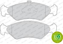 Front brake pad set