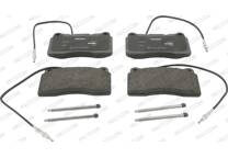 Front brake pad set