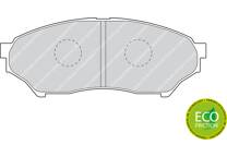 Front brake pad set