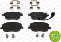 Front brake pad set