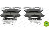Front brake pad set